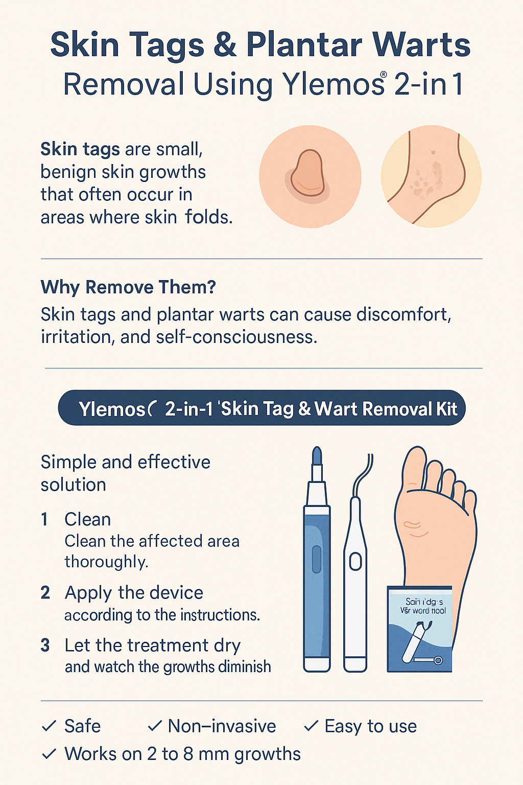 A Simple Guide to Removing Skin Tags and Plantar Warts at Home