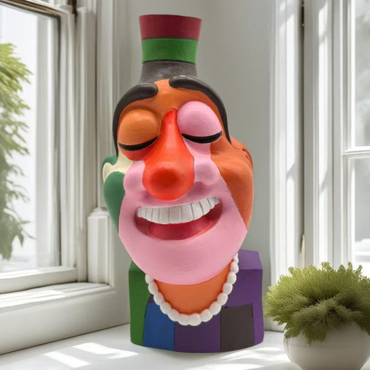 Creative clown vase