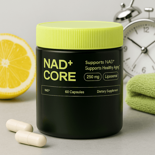 Liposomal NAD+ 250mg Supplement – Supports Cellular Energy & Healthy Aging | 60 Capsules
